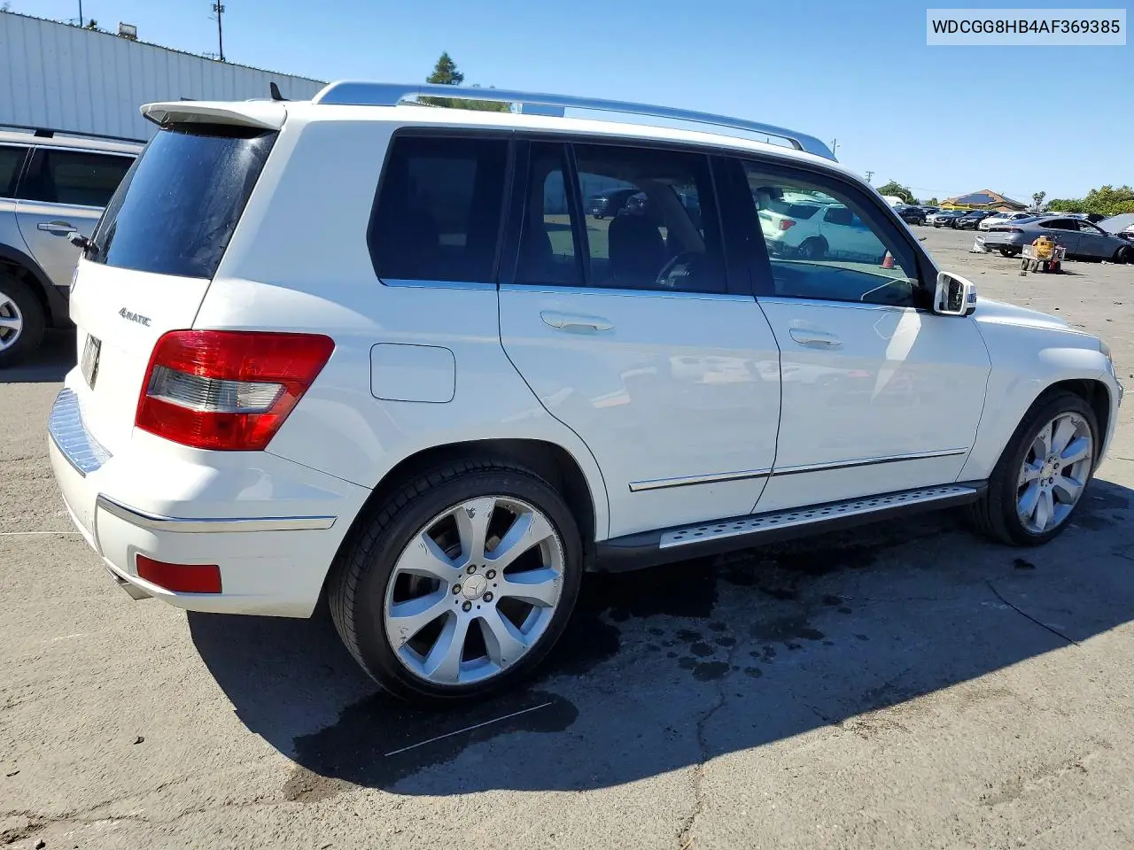 2010 Mercedes-Benz Glk 350 4Matic VIN: WDCGG8HB4AF369385 Lot: 56518166