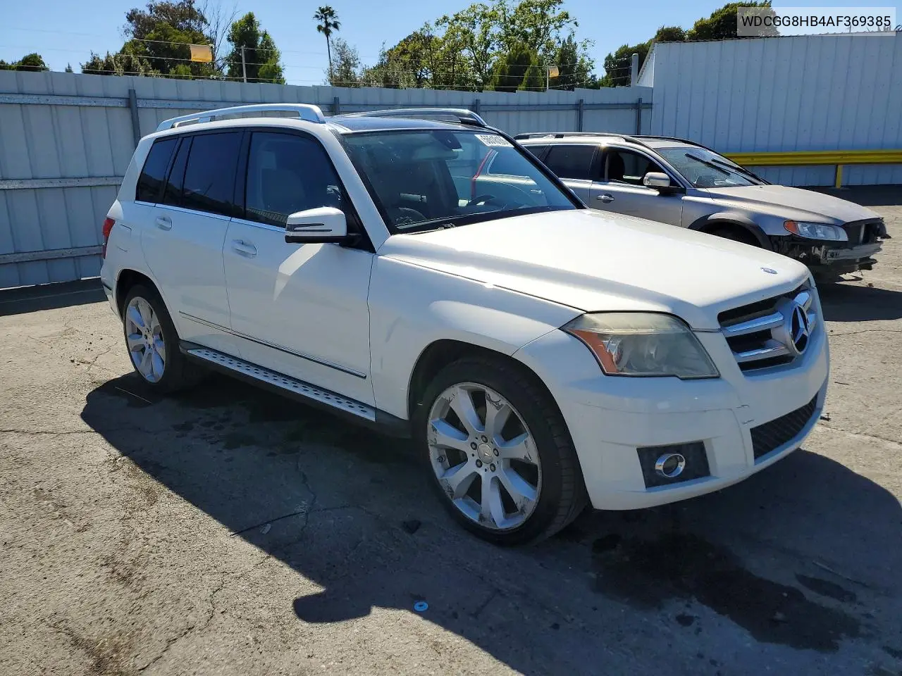 2010 Mercedes-Benz Glk 350 4Matic VIN: WDCGG8HB4AF369385 Lot: 56518166