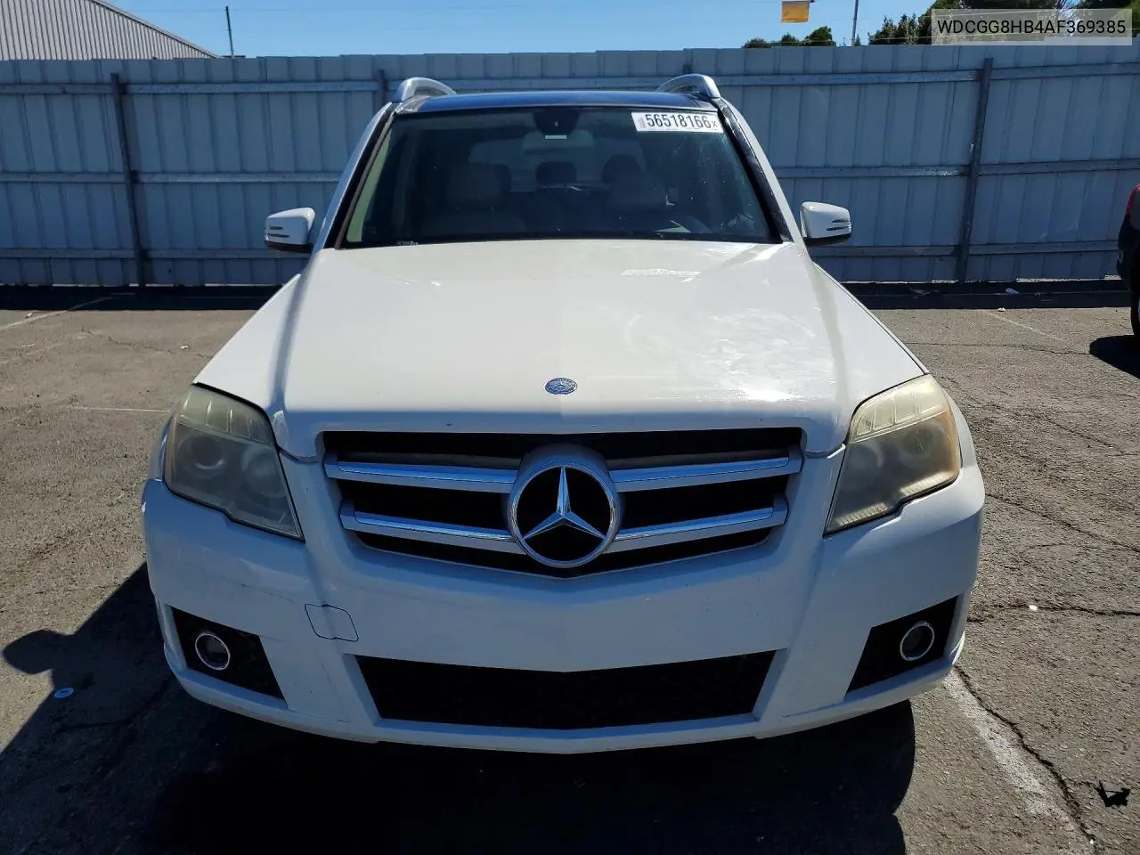 2010 Mercedes-Benz Glk 350 4Matic VIN: WDCGG8HB4AF369385 Lot: 56518166
