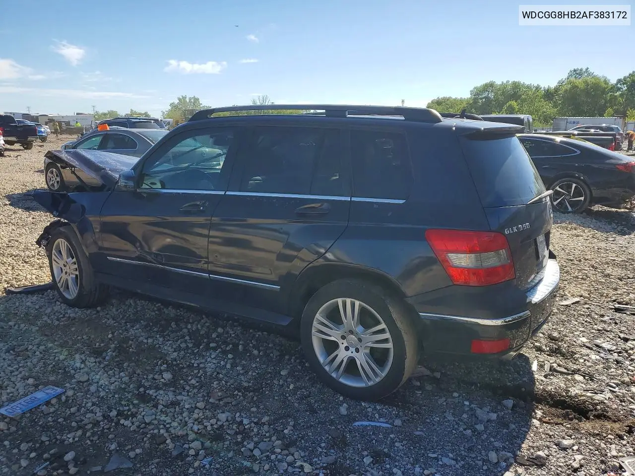 2010 Mercedes-Benz Glk 350 4Matic VIN: WDCGG8HB2AF383172 Lot: 58094956
