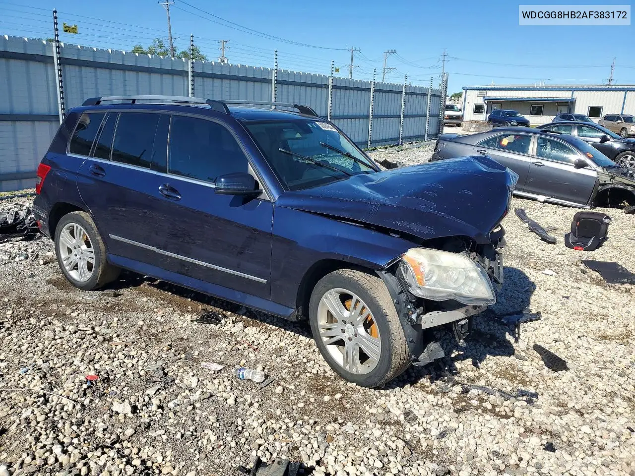 2010 Mercedes-Benz Glk 350 4Matic VIN: WDCGG8HB2AF383172 Lot: 58094956