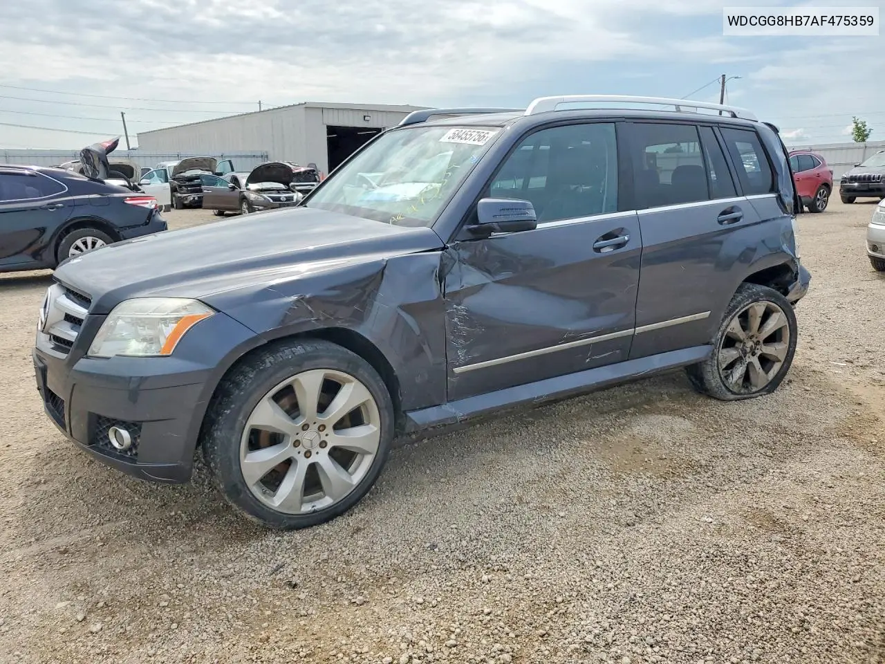2010 Mercedes-Benz Glk 350 4Matic VIN: WDCGG8HB7AF475359 Lot: 58455756