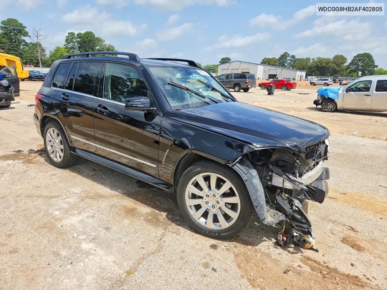 2010 Mercedes-Benz Glk 350 4Matic VIN: WDCGG8HB2AF402805 Lot: 58933216