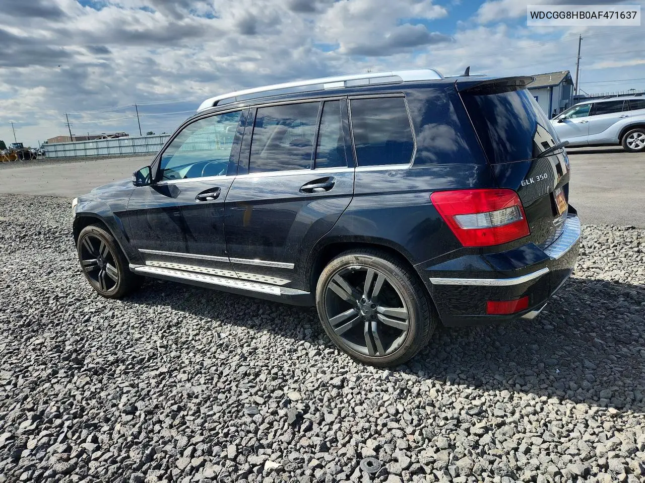 2010 Mercedes-Benz Glk 350 4Matic VIN: WDCGG8HB0AF471637 Lot: 59121496