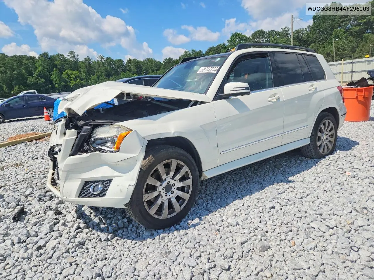 2010 Mercedes-Benz Glk 350 4Matic VIN: WDCGG8HB4AF296003 Lot: 59742786