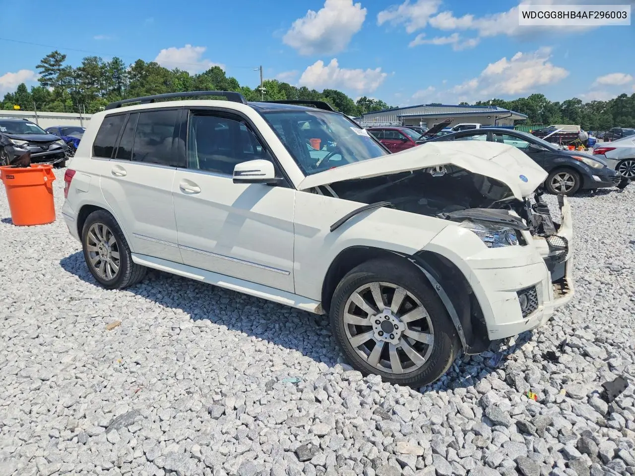 2010 Mercedes-Benz Glk 350 4Matic VIN: WDCGG8HB4AF296003 Lot: 59742786
