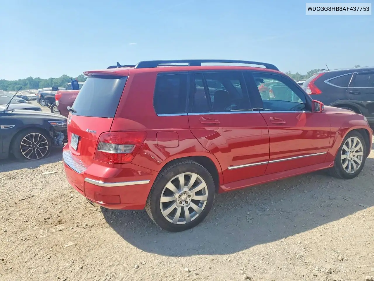 2010 Mercedes-Benz Glk 350 4Matic VIN: WDCGG8HB8AF437753 Lot: 60209256