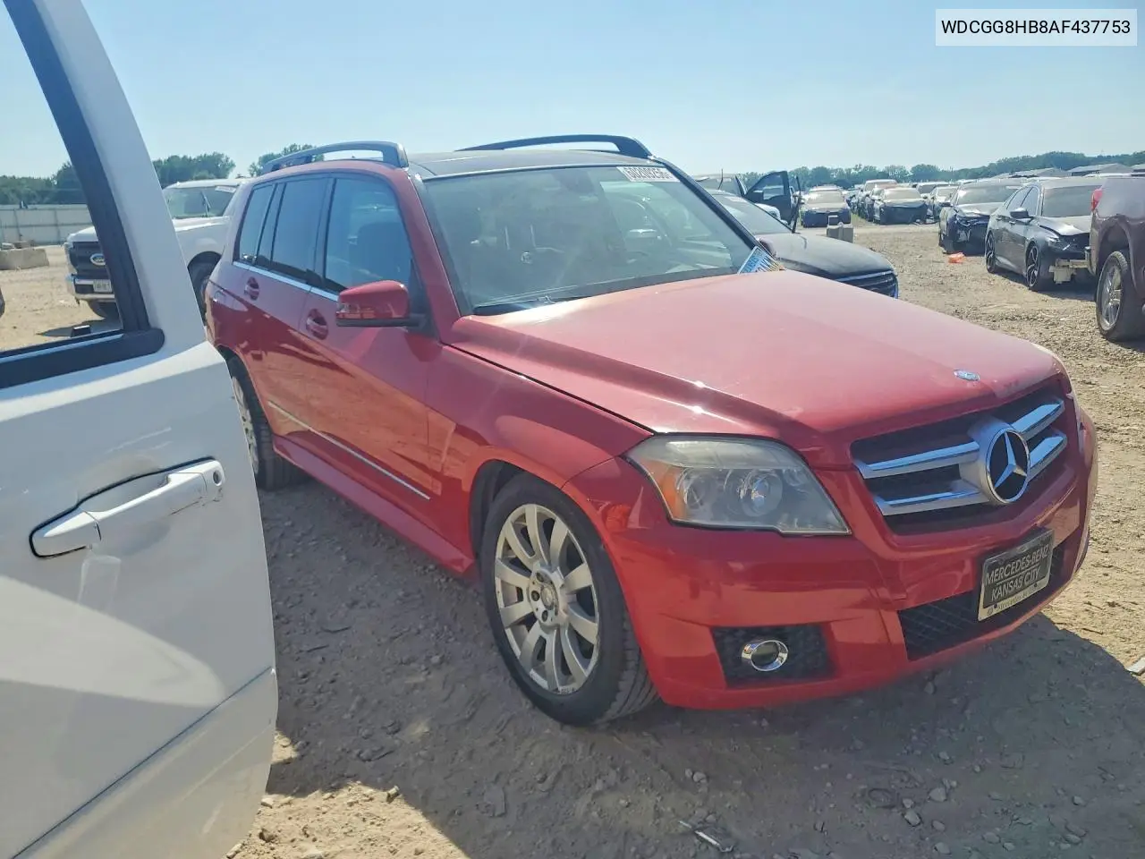 2010 Mercedes-Benz Glk 350 4Matic VIN: WDCGG8HB8AF437753 Lot: 60209256