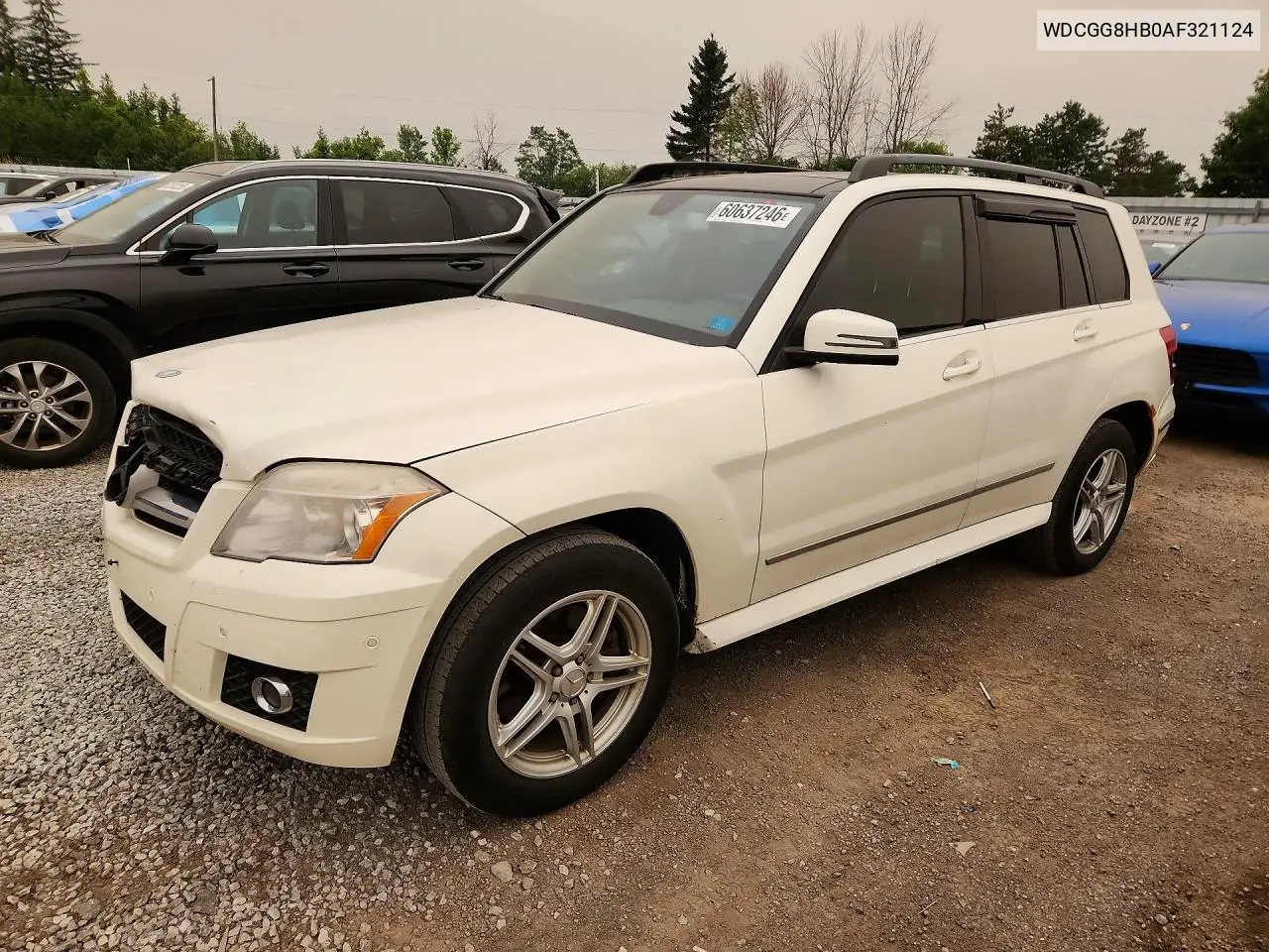 2010 Mercedes-Benz Glk 350 4Matic VIN: WDCGG8HB0AF321124 Lot: 60637246