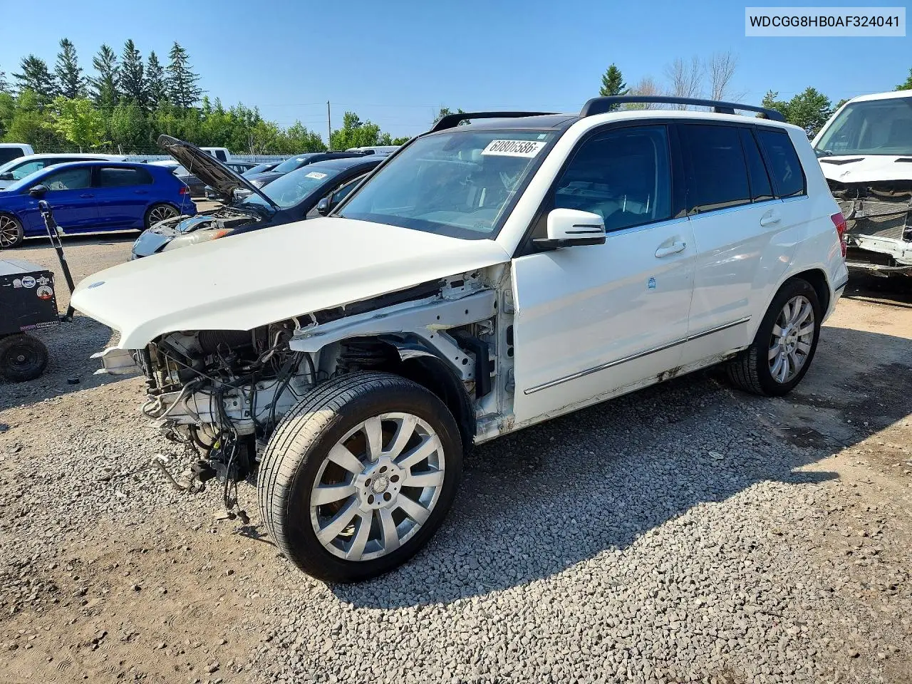 2010 Mercedes-Benz Glk 350 4Matic VIN: WDCGG8HB0AF324041 Lot: 60806586