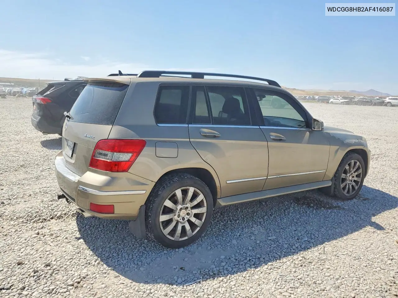 2010 Mercedes-Benz Glk 350 4Matic VIN: WDCGG8HB2AF416087 Lot: 61590416