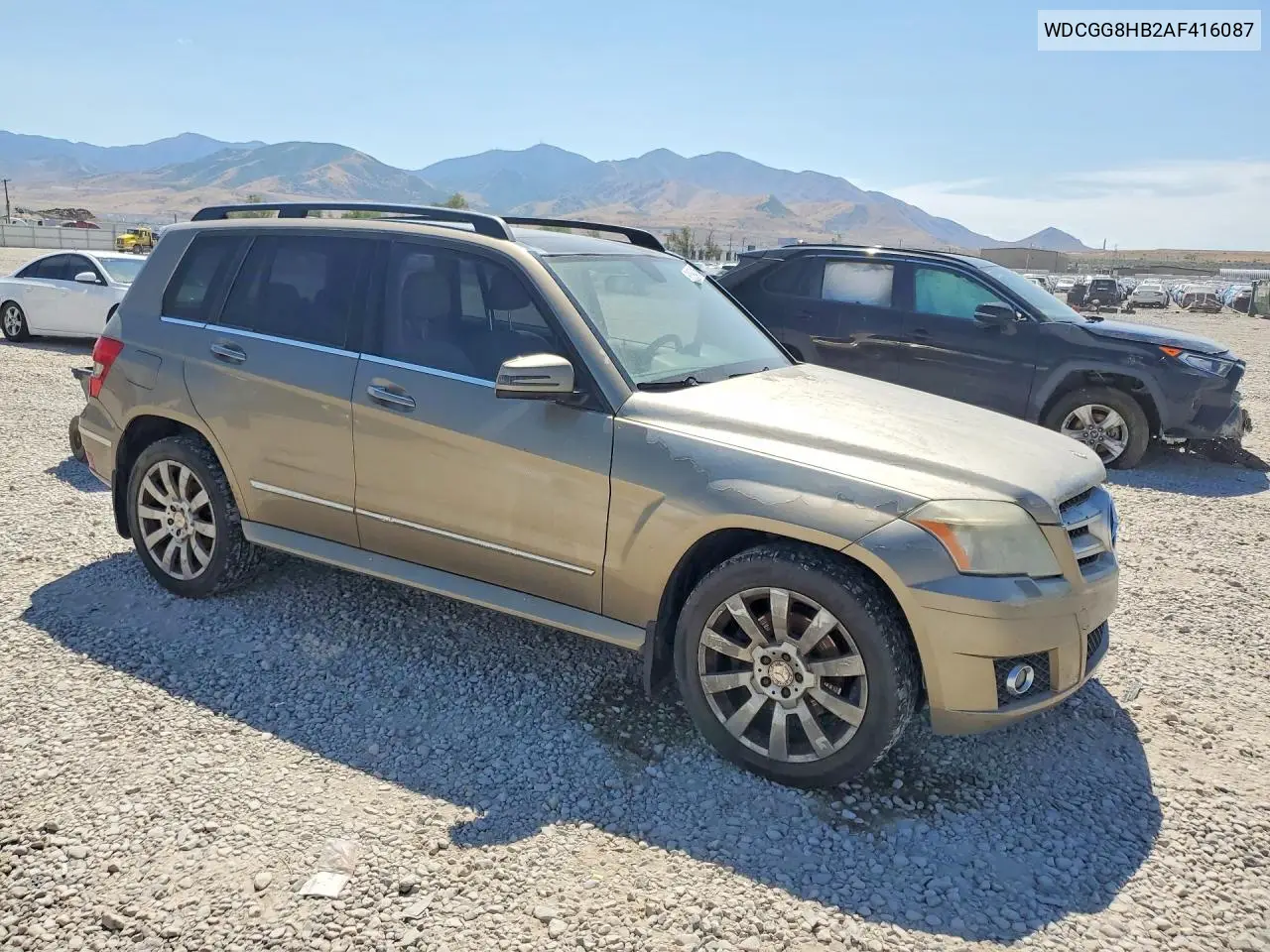 2010 Mercedes-Benz Glk 350 4Matic VIN: WDCGG8HB2AF416087 Lot: 61590416