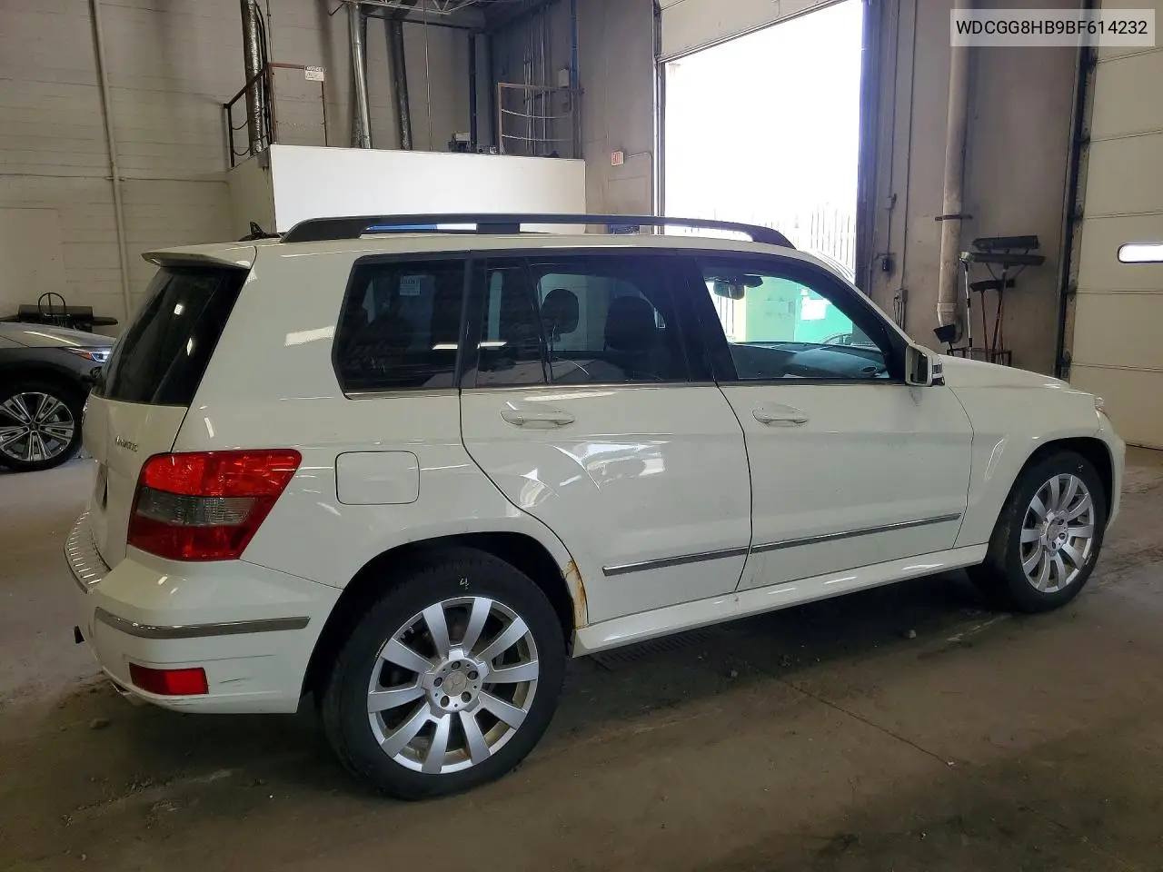 2011 Mercedes-Benz Glk 350 4Matic VIN: WDCGG8HB9BF614232 Lot: 54330076