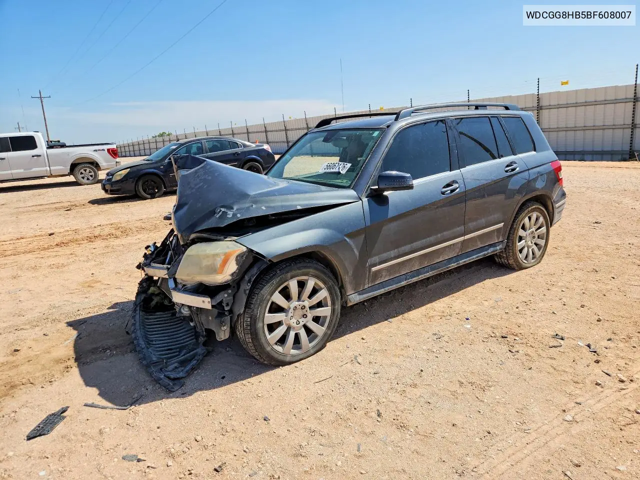 2011 Mercedes-Benz Glk 350 VIN: WDCGG8HB5BF608007 Lot: 56067176