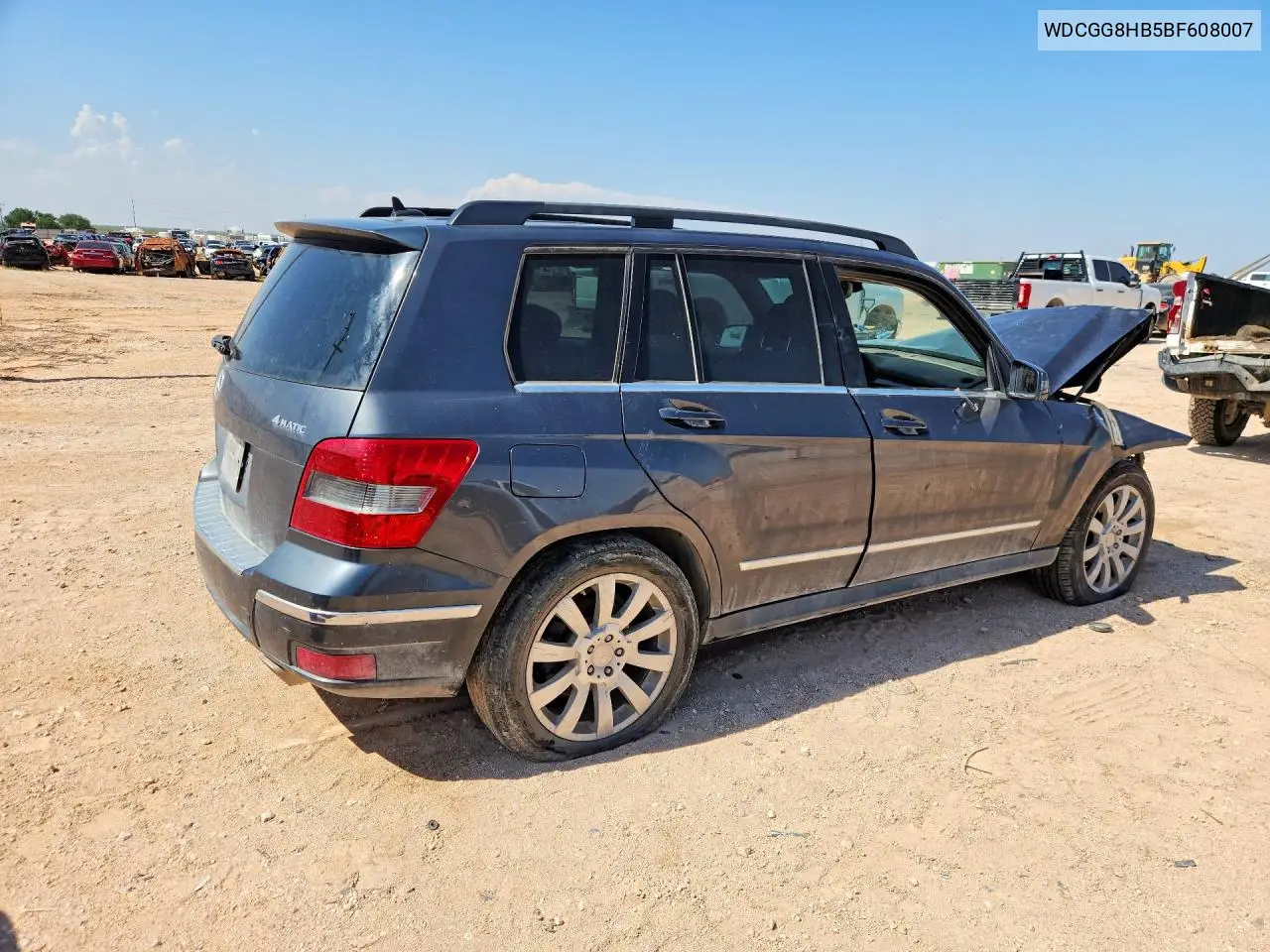 2011 Mercedes-Benz Glk 350 VIN: WDCGG8HB5BF608007 Lot: 56067176