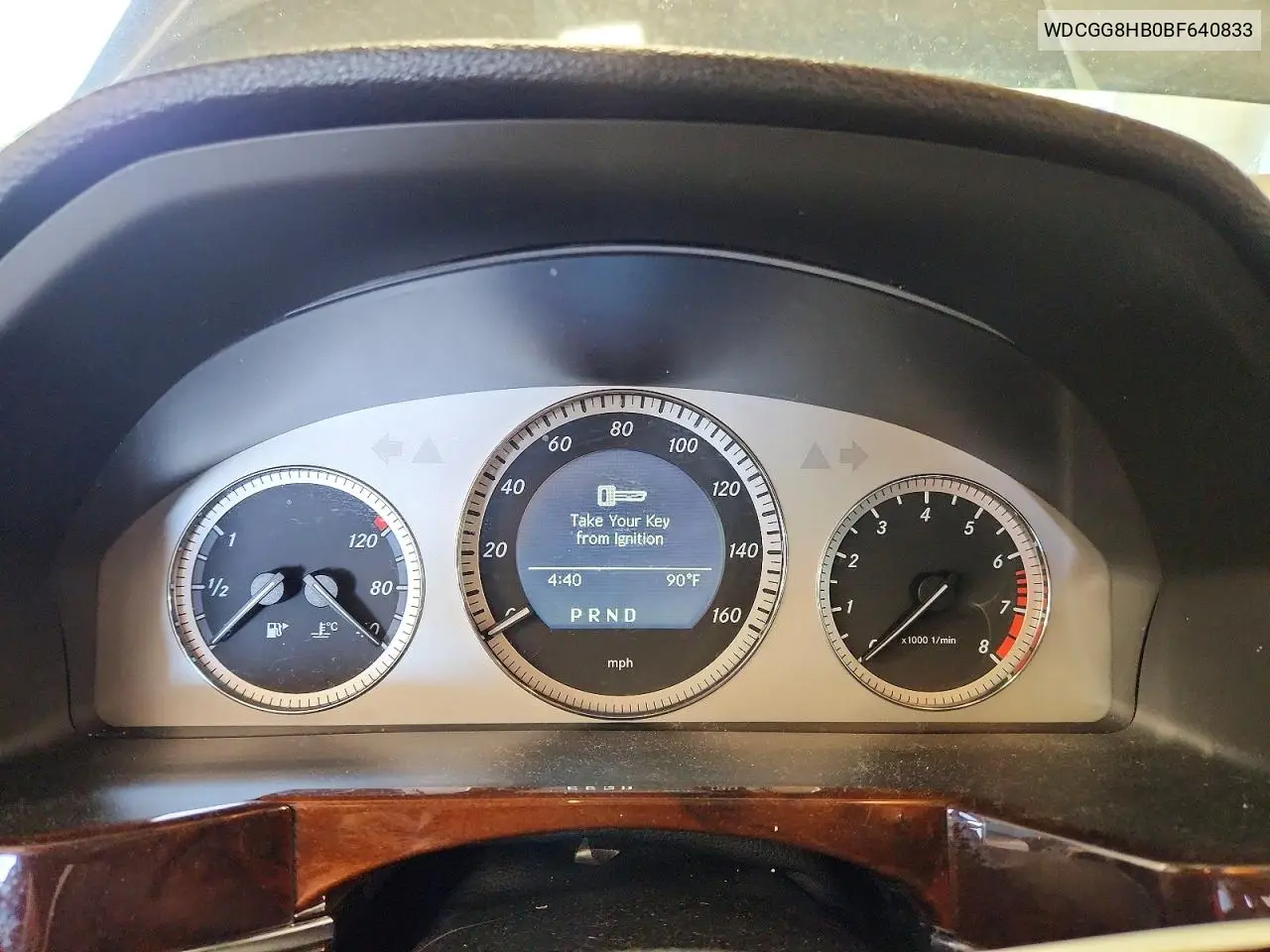 2011 Mercedes-Benz Glk 350 4Matic VIN: WDCGG8HB0BF640833 Lot: 56330386