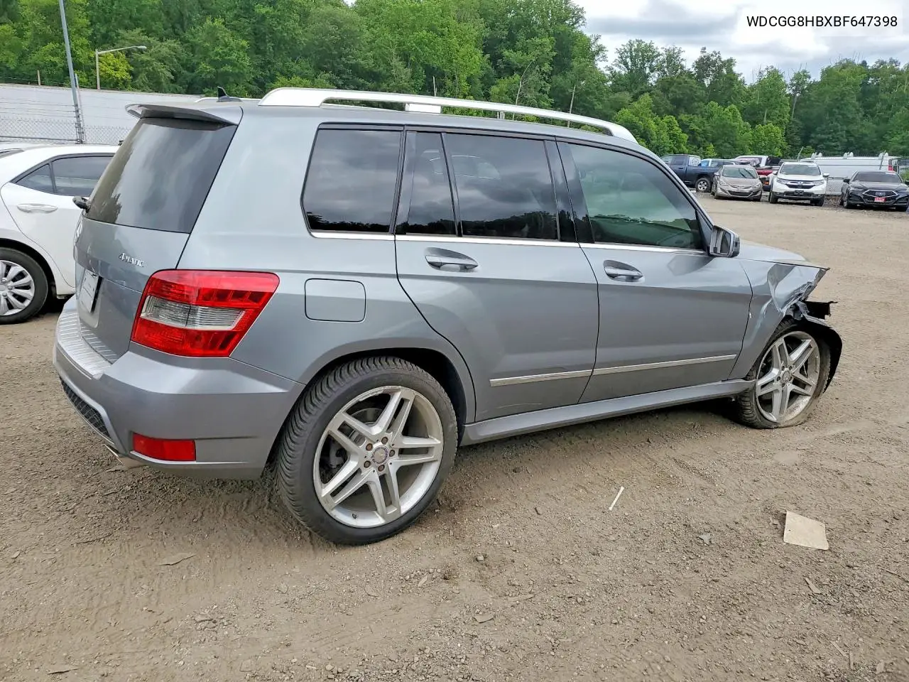 2011 Mercedes-Benz Glk 350 4Matic VIN: WDCGG8HBXBF647398 Lot: 56453636