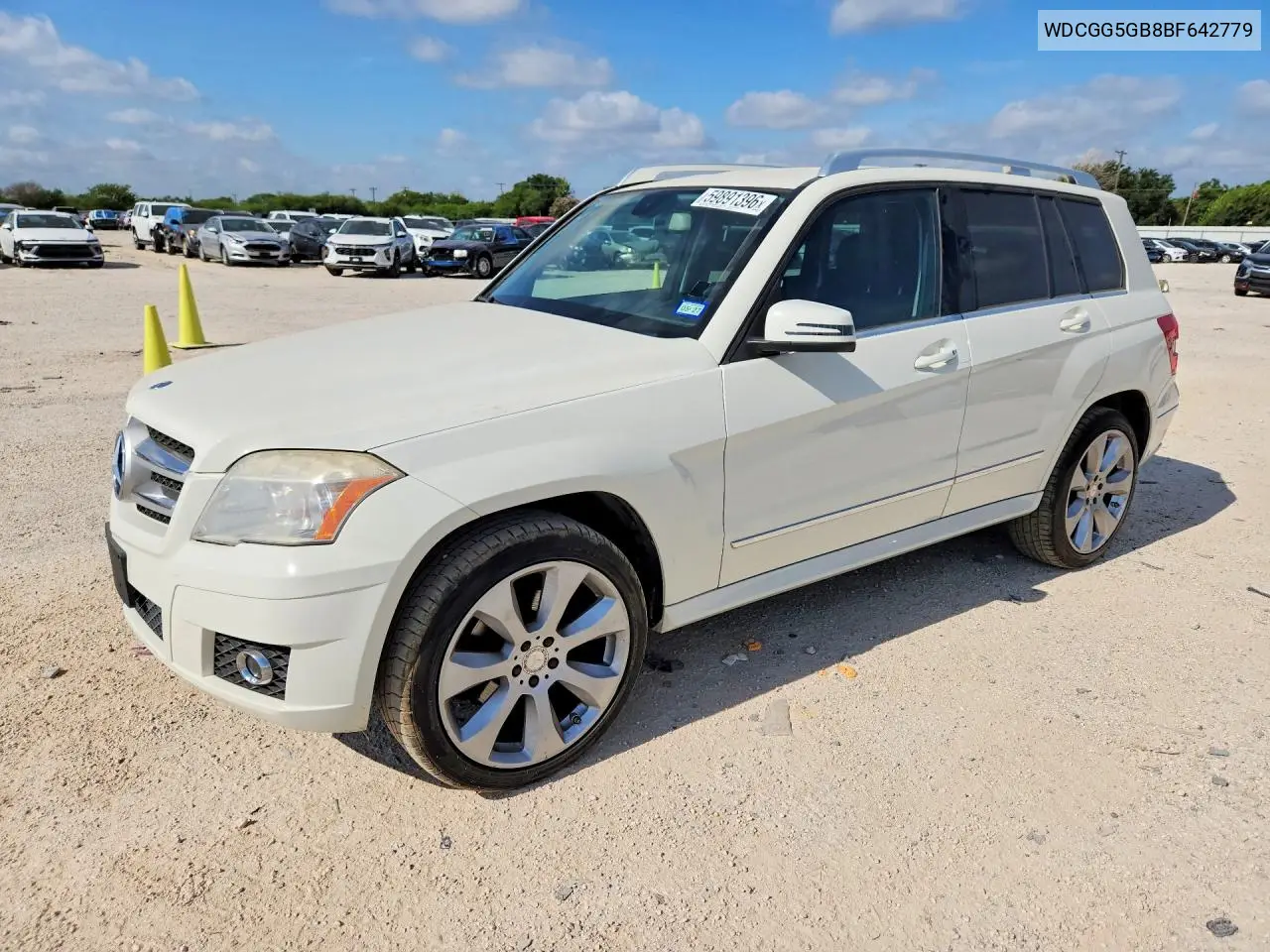 2011 Mercedes-Benz Glk 350 VIN: WDCGG5GB8BF642779 Lot: 59891396