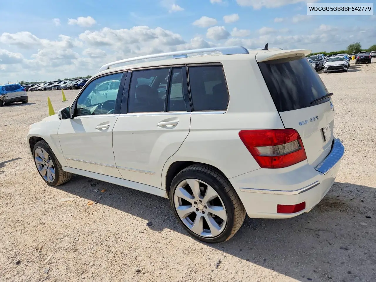 2011 Mercedes-Benz Glk 350 VIN: WDCGG5GB8BF642779 Lot: 59891396