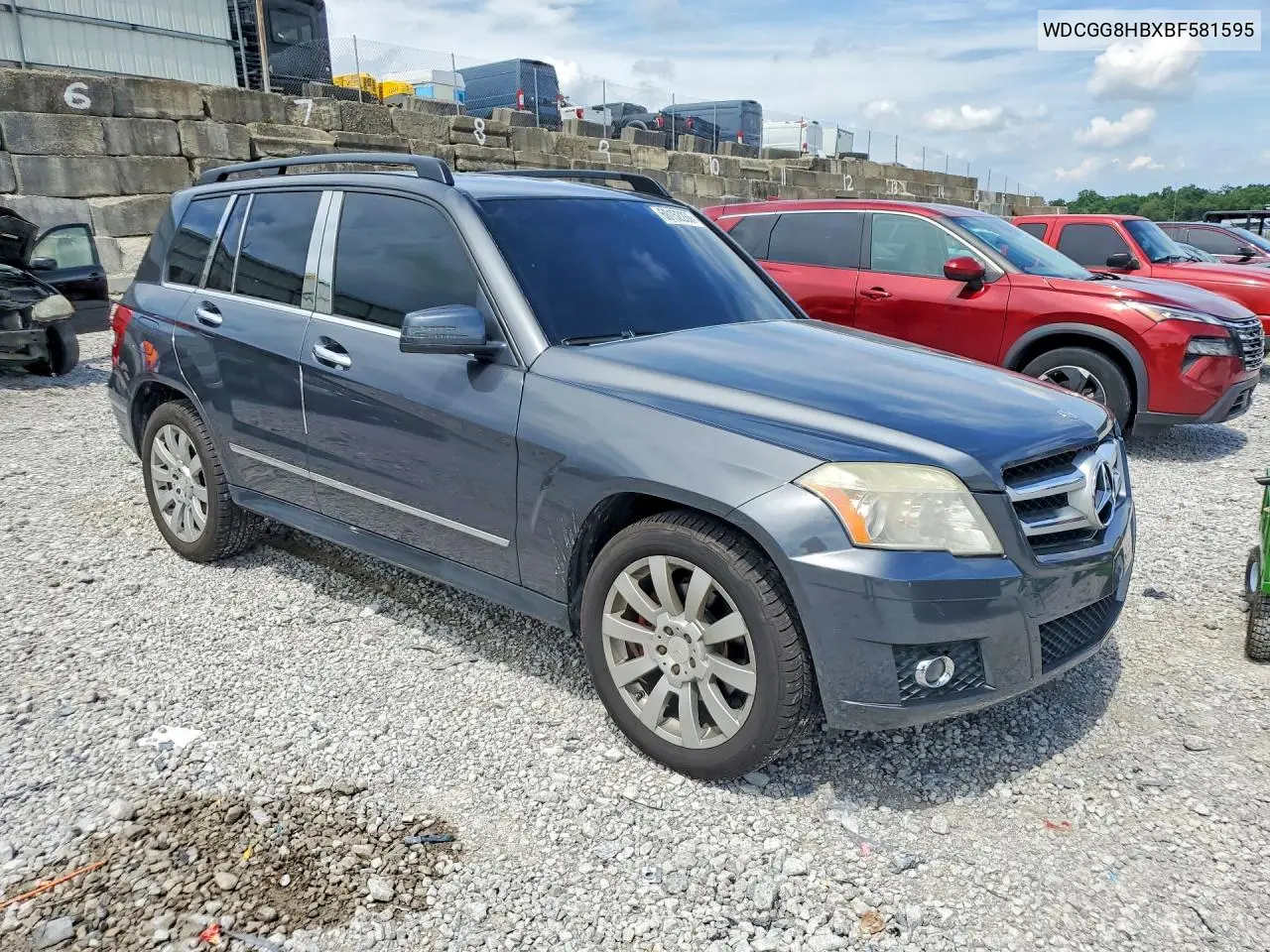 2011 Mercedes-Benz Glk 350 4Matic VIN: WDCGG8HBXBF581595 Lot: 60152266