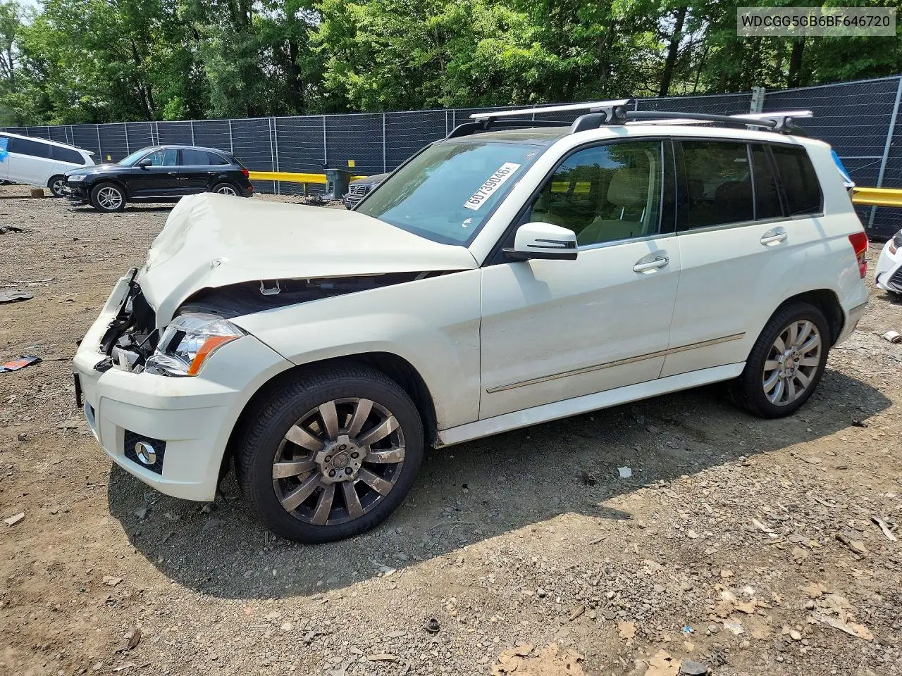 2011 Mercedes-Benz Glk 350 VIN: WDCGG5GB6BF646720 Lot: 60739046