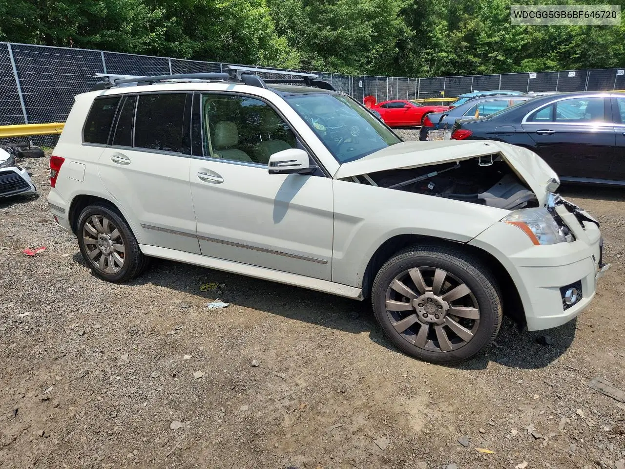 2011 Mercedes-Benz Glk 350 VIN: WDCGG5GB6BF646720 Lot: 60739046