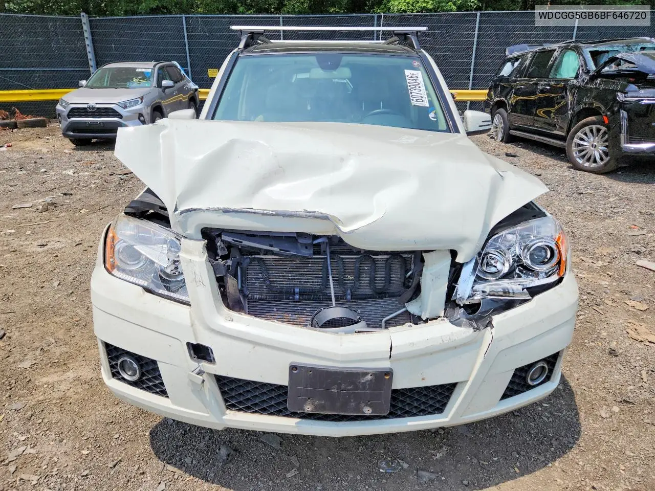 2011 Mercedes-Benz Glk 350 VIN: WDCGG5GB6BF646720 Lot: 60739046