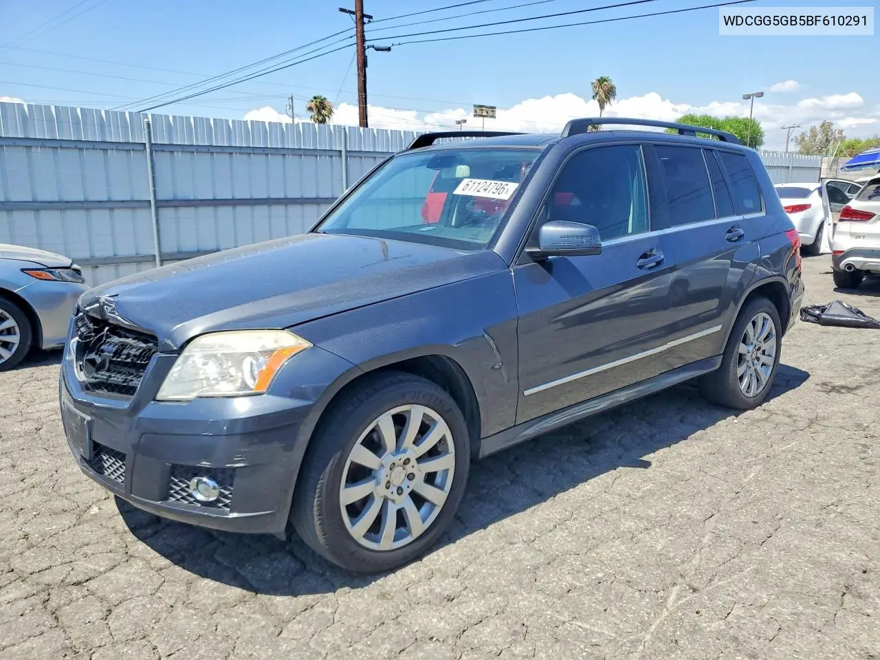 2011 Mercedes-Benz Glk 350 VIN: WDCGG5GB5BF610291 Lot: 61124796