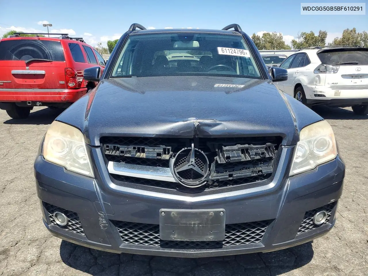 2011 Mercedes-Benz Glk 350 VIN: WDCGG5GB5BF610291 Lot: 61124796