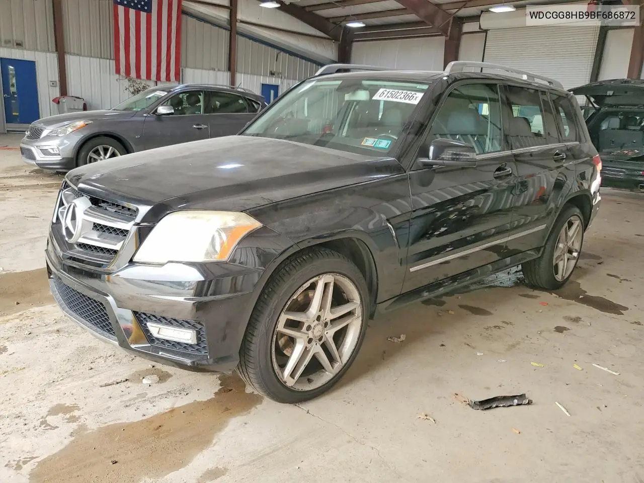 2011 Mercedes-Benz Glk 350 4Matic VIN: WDCGG8HB9BF686872 Lot: 61502366