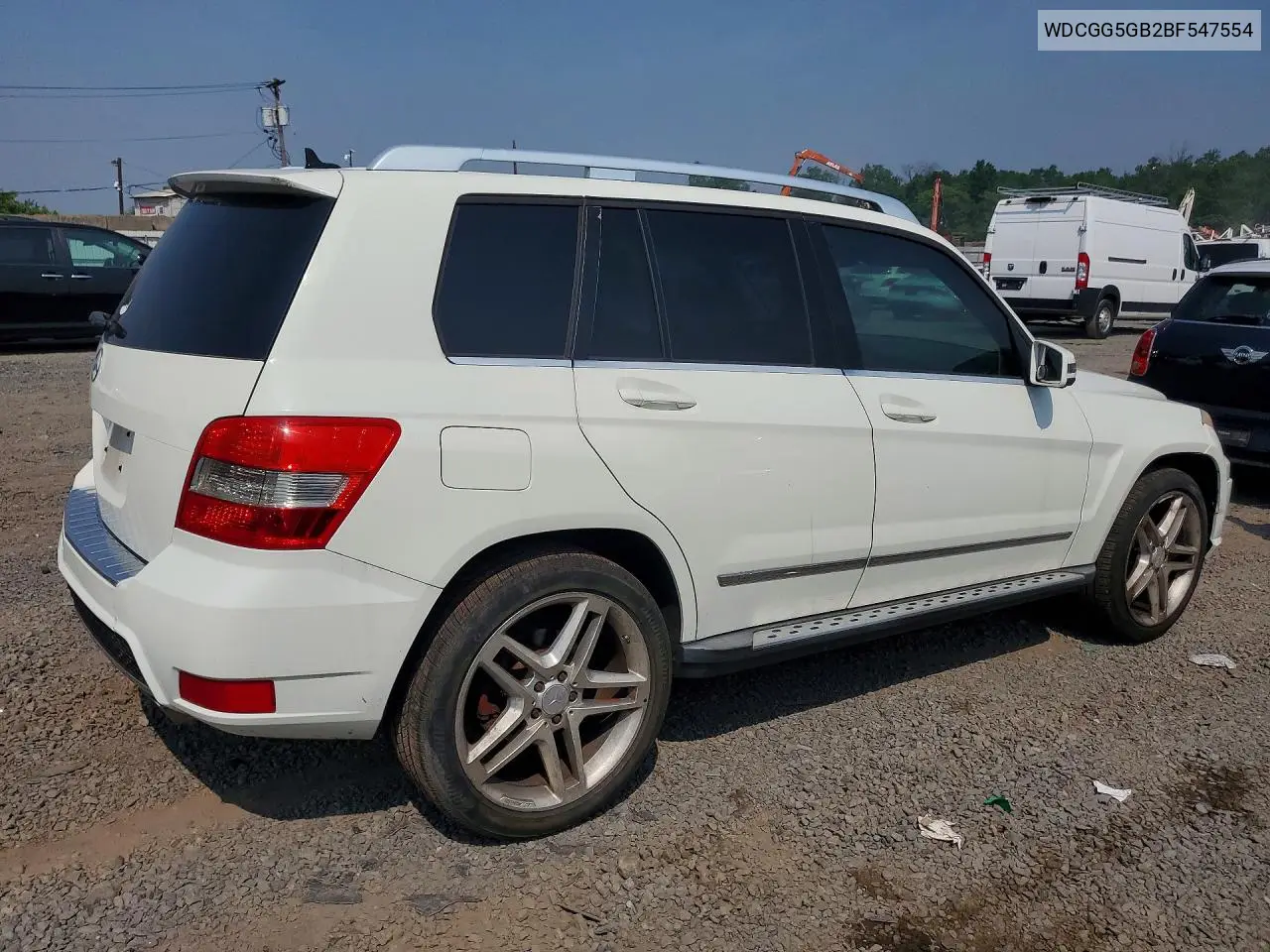 2011 Mercedes-Benz Glk 350 VIN: WDCGG5GB2BF547554 Lot: 61581486