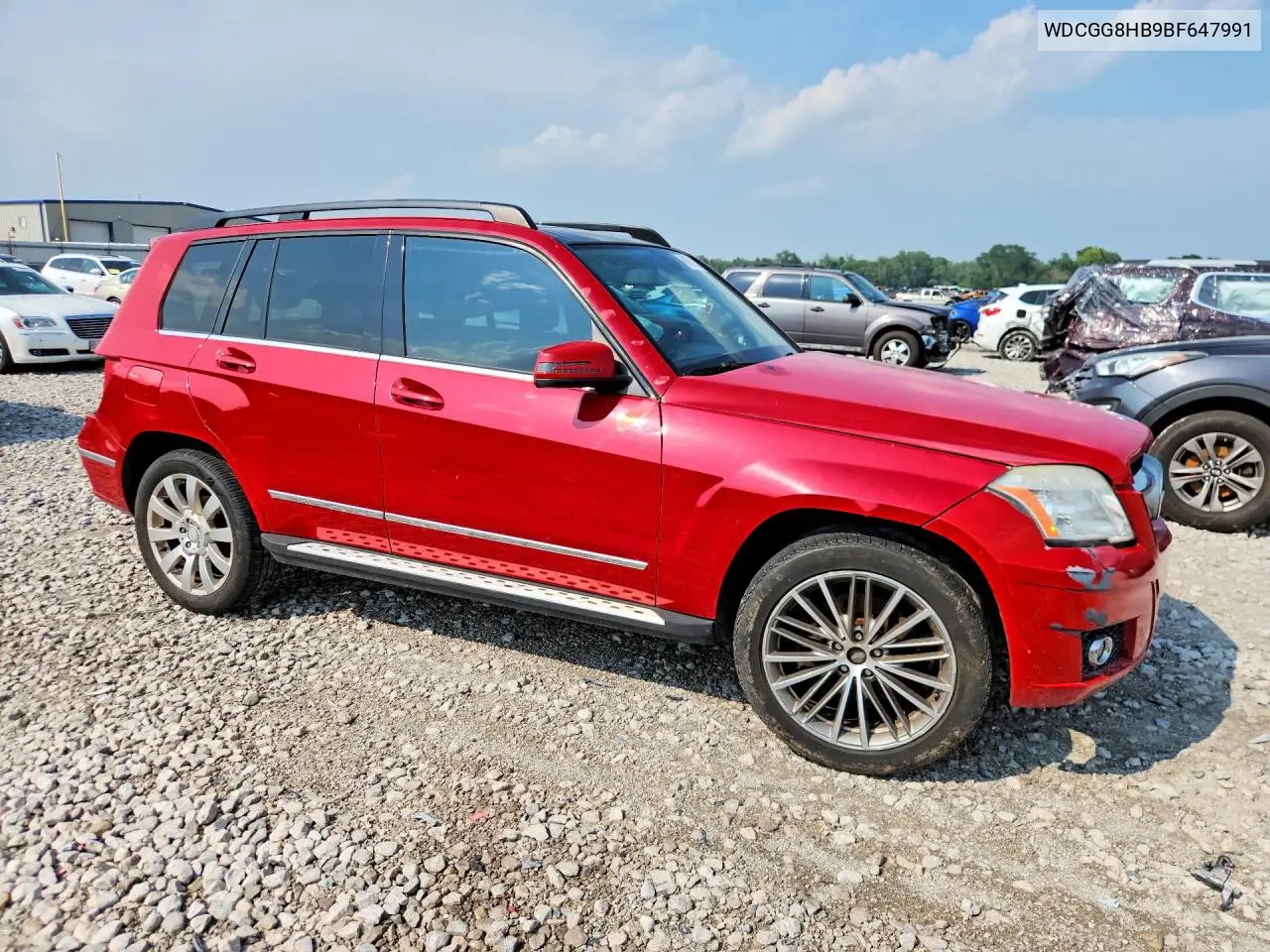 2011 Mercedes-Benz Glk 350 4Matic VIN: WDCGG8HB9BF647991 Lot: 61695936