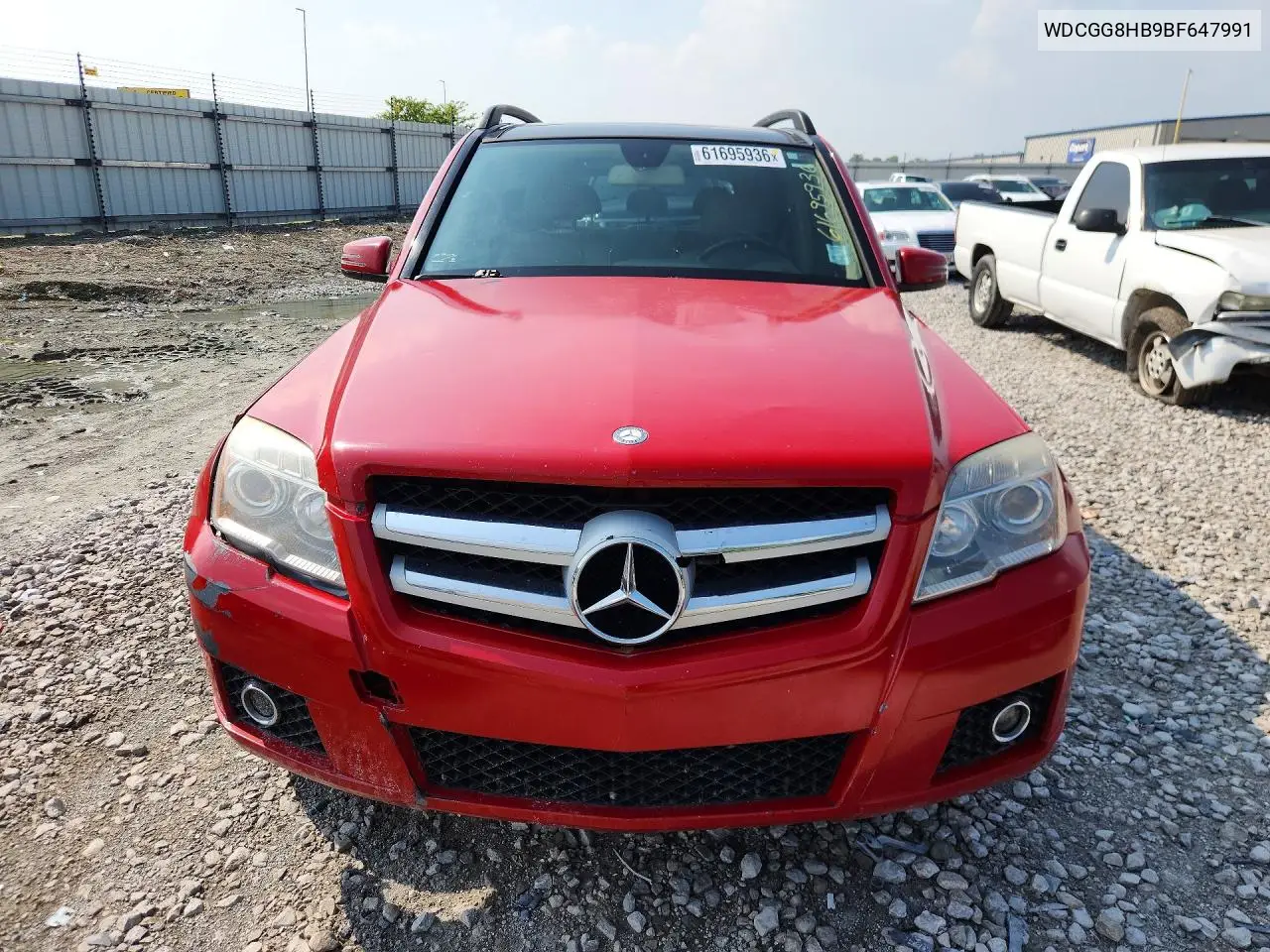 2011 Mercedes-Benz Glk 350 4Matic VIN: WDCGG8HB9BF647991 Lot: 61695936