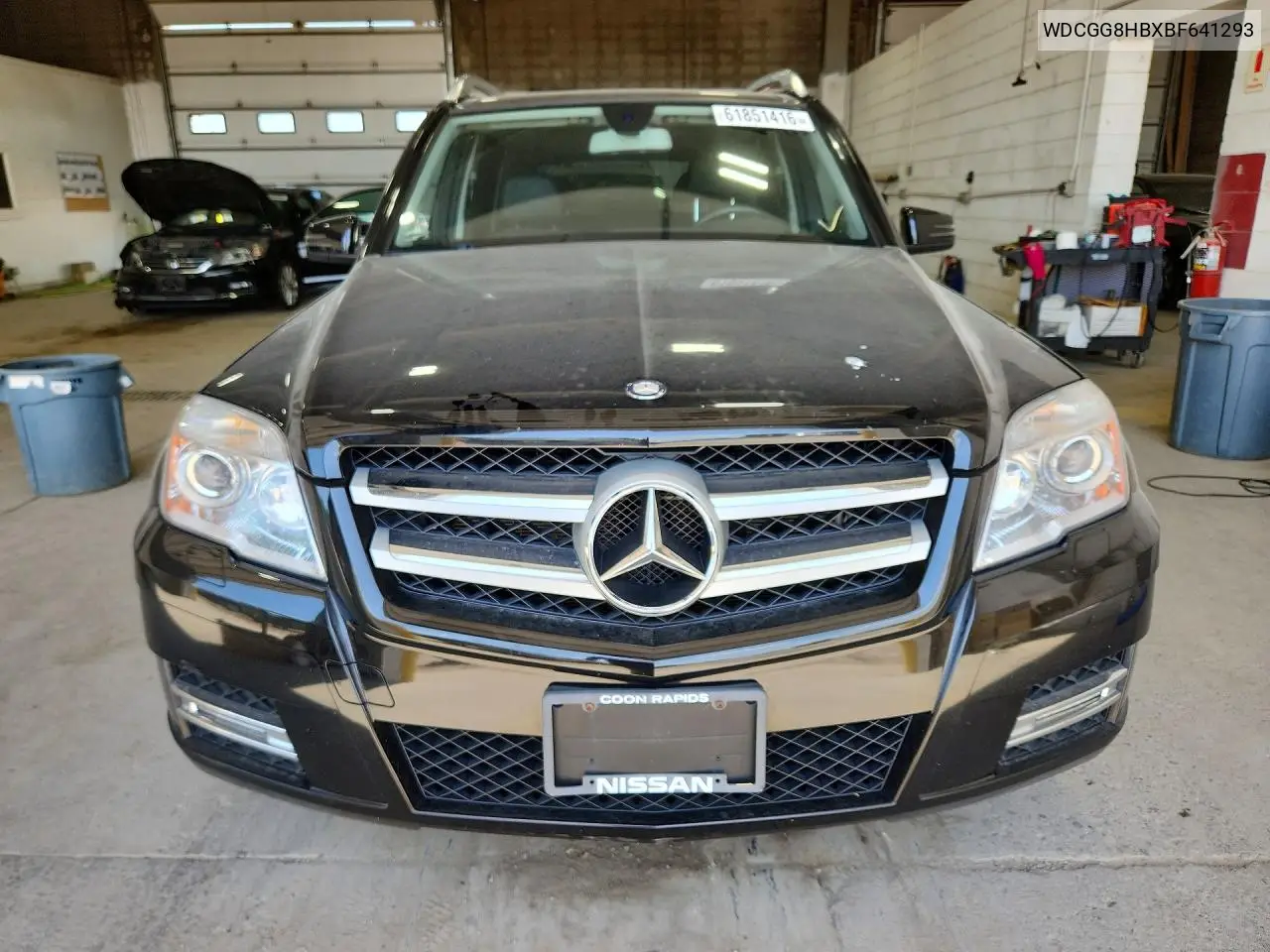 2011 Mercedes-Benz Glk 350 4Matic VIN: WDCGG8HBXBF641293 Lot: 61851416