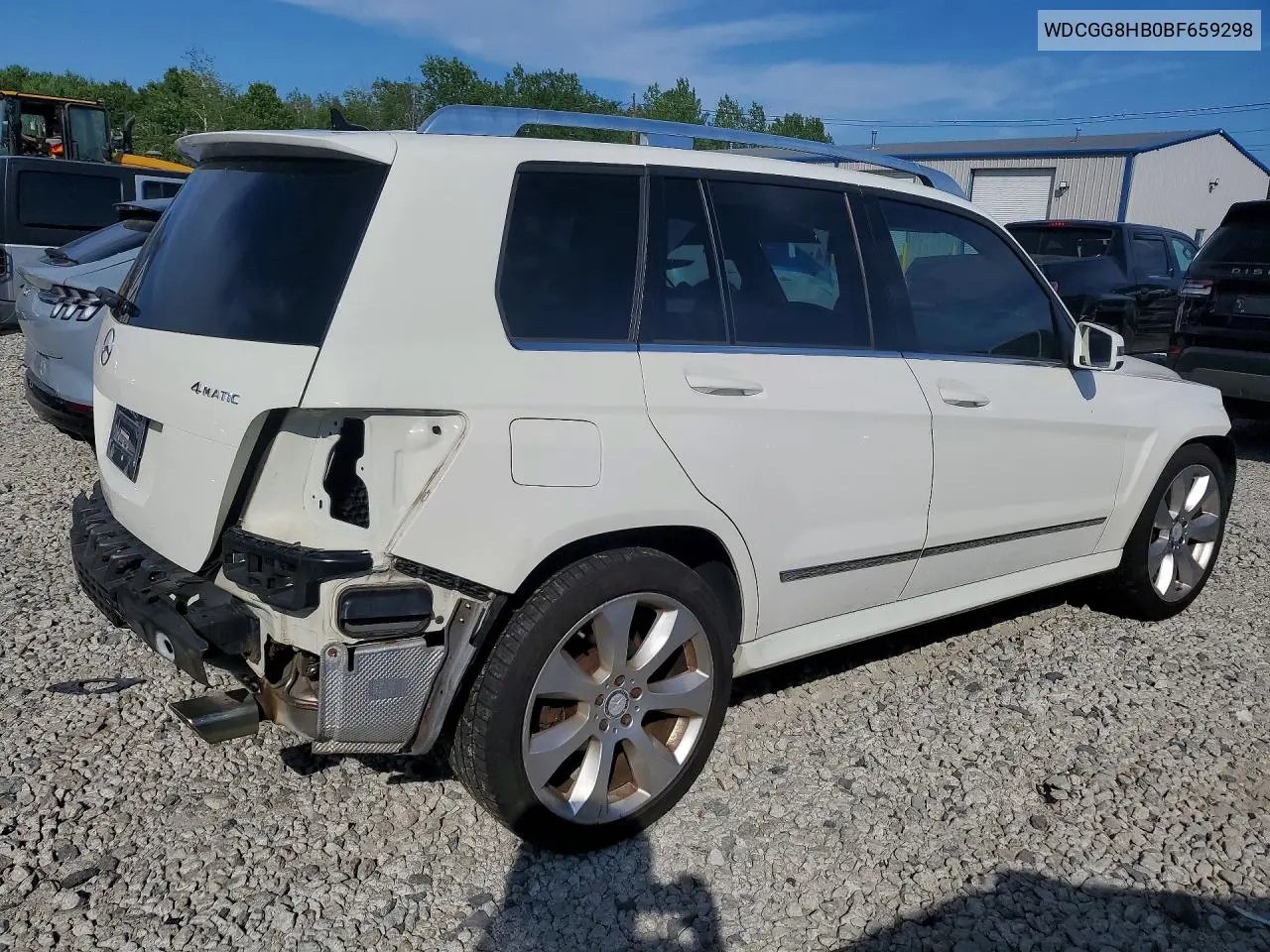 2011 Mercedes-Benz Glk 350 4Matic VIN: WDCGG8HB0BF659298 Lot: 62155456