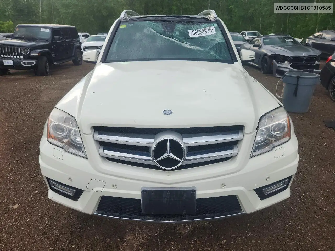 2012 Mercedes-Benz Glk 350 4Matic VIN: WDCGG8HB1CF810585 Lot: 56568936