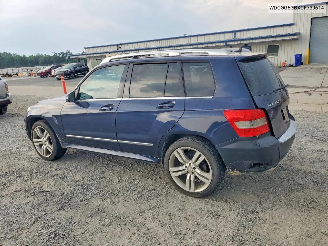 2012 Mercedes-Benz Glk 350 VIN: WDCGG5GBXCF739614 Lot: 56582886