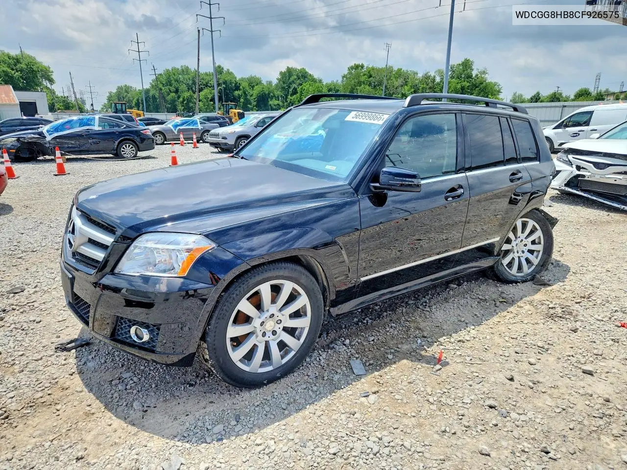 2012 Mercedes-Benz Glk 350 4Matic VIN: WDCGG8HB8CF926575 Lot: 56999866