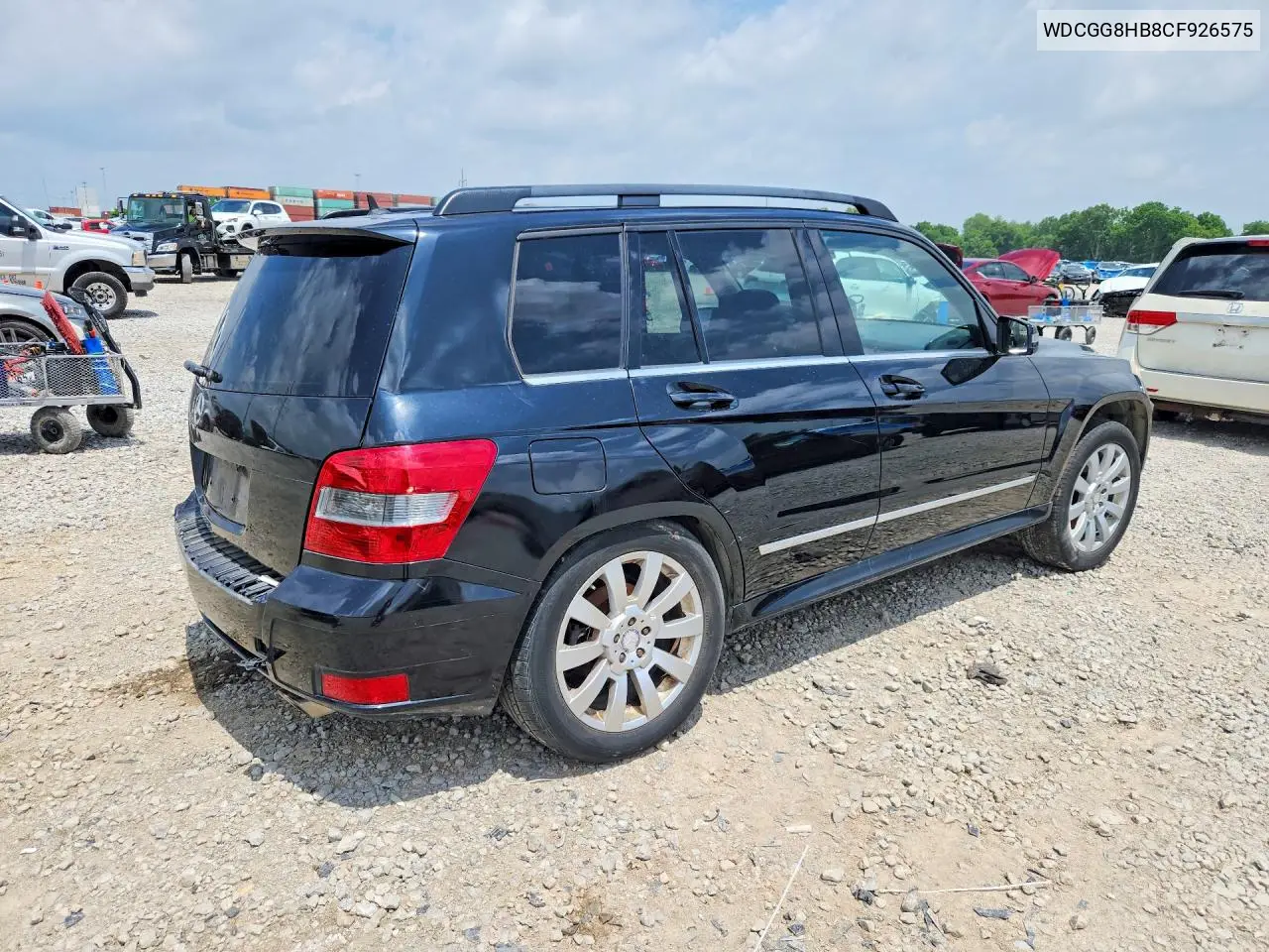 2012 Mercedes-Benz Glk 350 4Matic VIN: WDCGG8HB8CF926575 Lot: 56999866