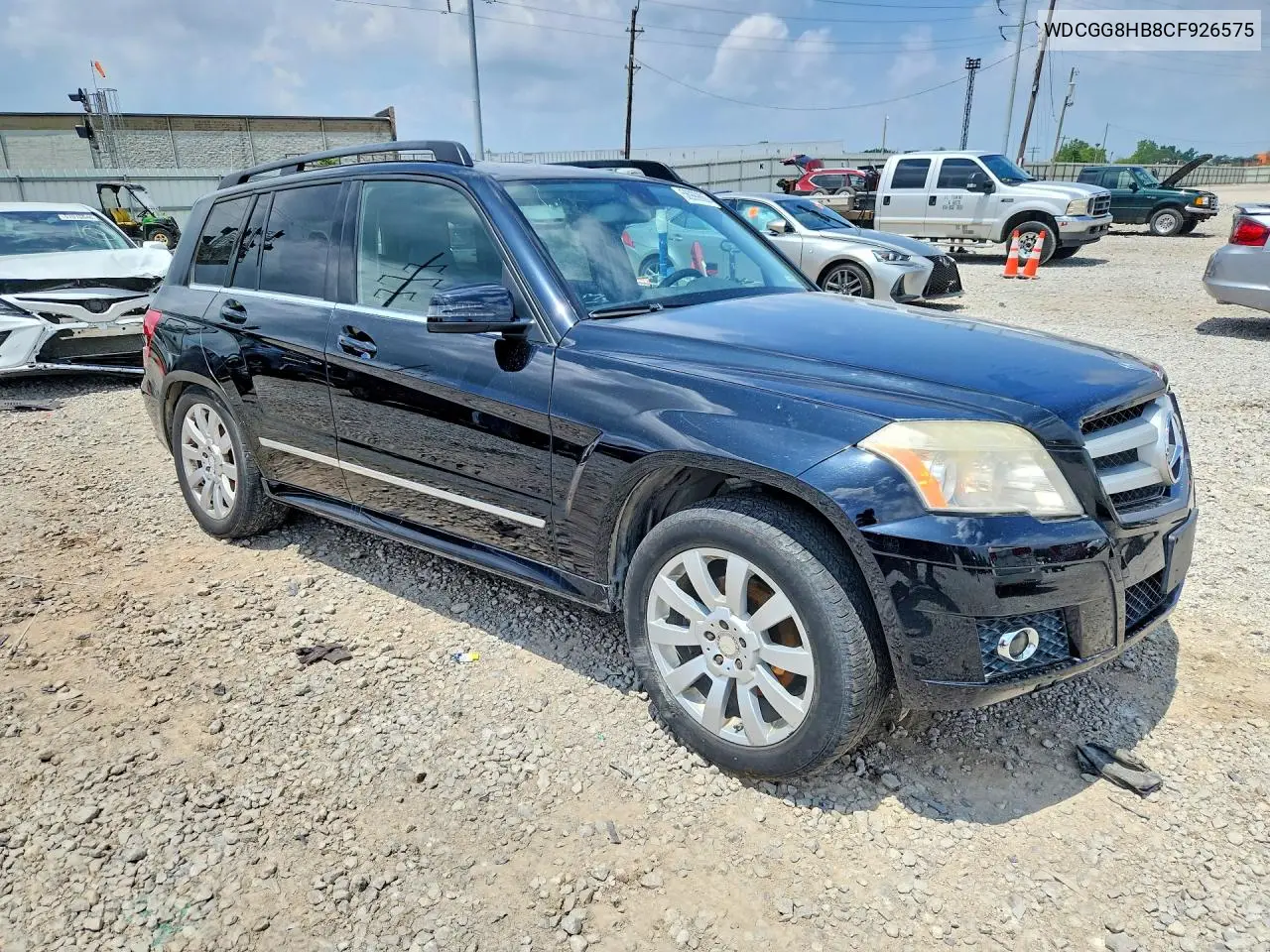 2012 Mercedes-Benz Glk 350 4Matic VIN: WDCGG8HB8CF926575 Lot: 56999866