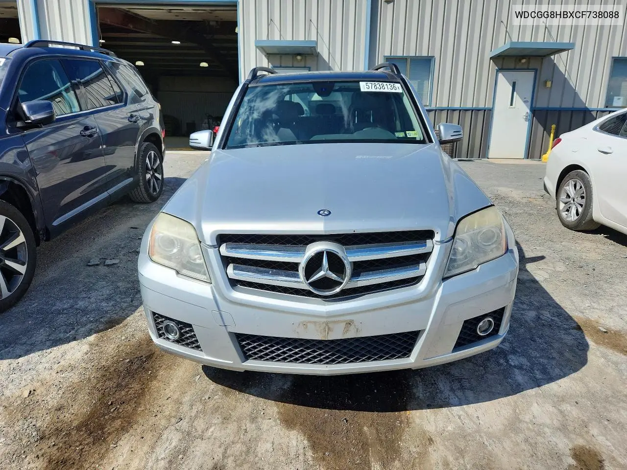 2012 Mercedes-Benz Glk 350 4Matic VIN: WDCGG8HBXCF738088 Lot: 57838136