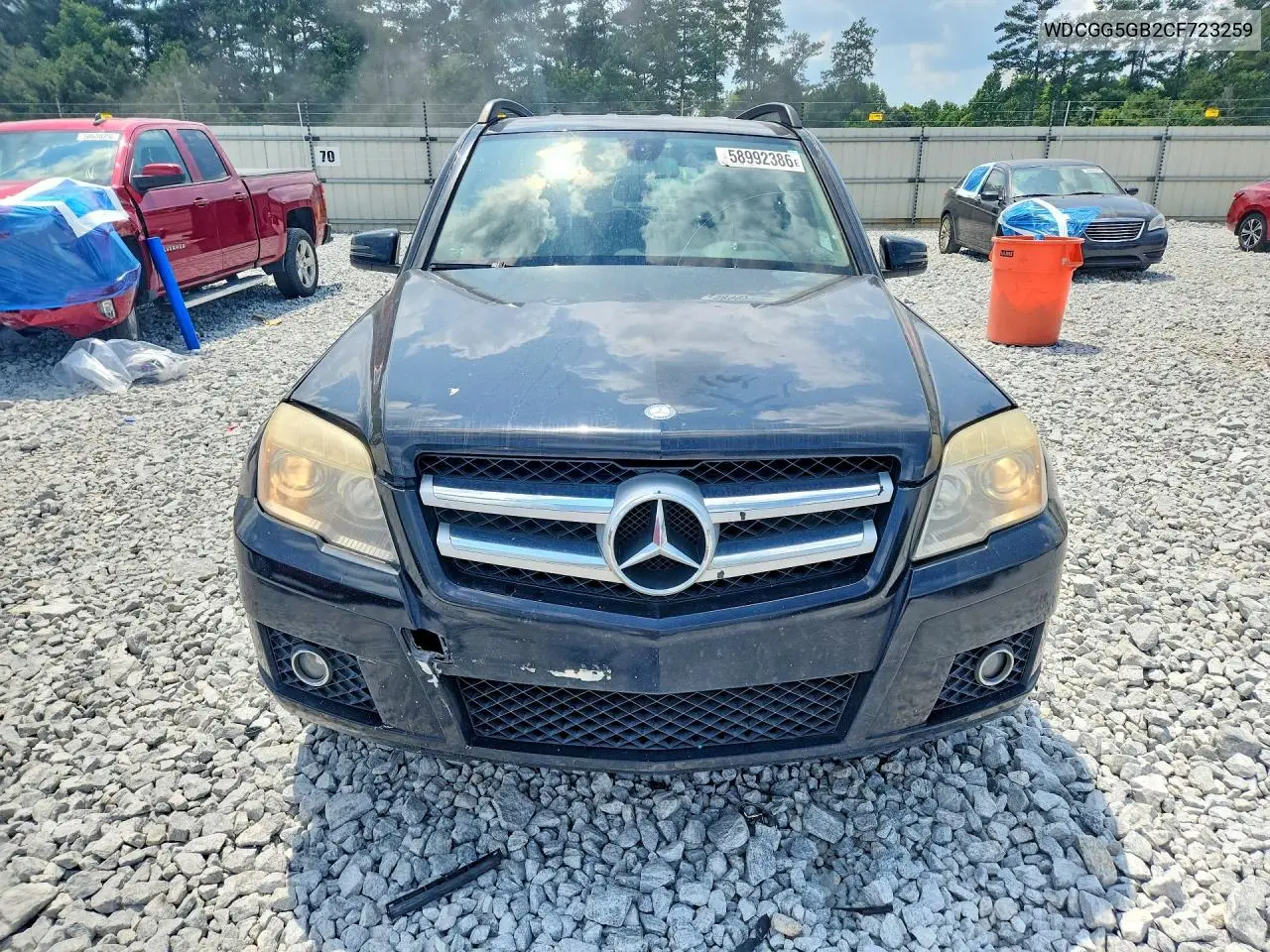 2012 Mercedes-Benz Glk 350 VIN: WDCGG5GB2CF723259 Lot: 58992386