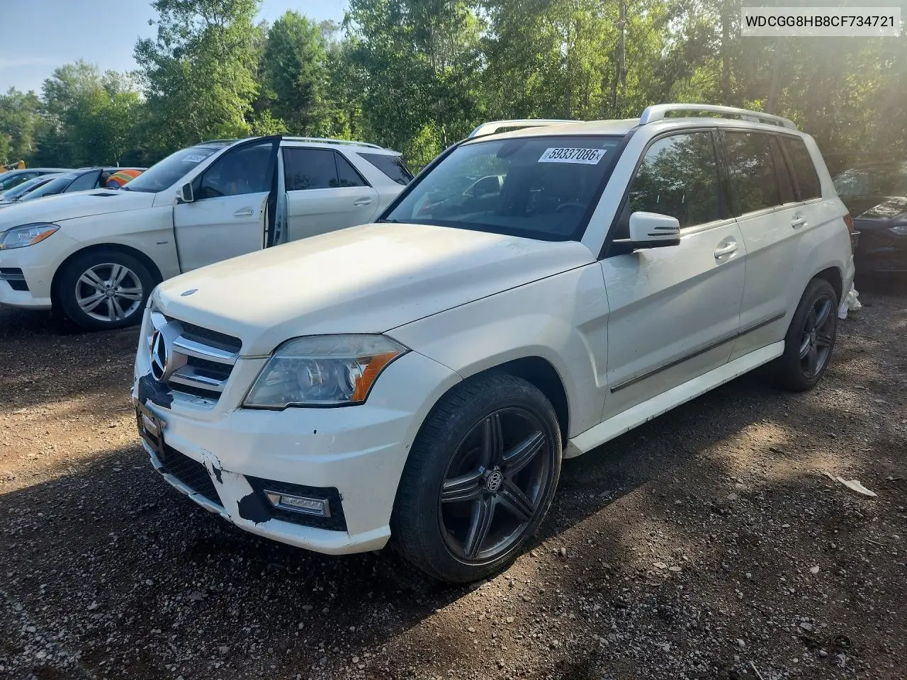 2012 Mercedes-Benz Glk 350 4Matic VIN: WDCGG8HB8CF734721 Lot: 59337086