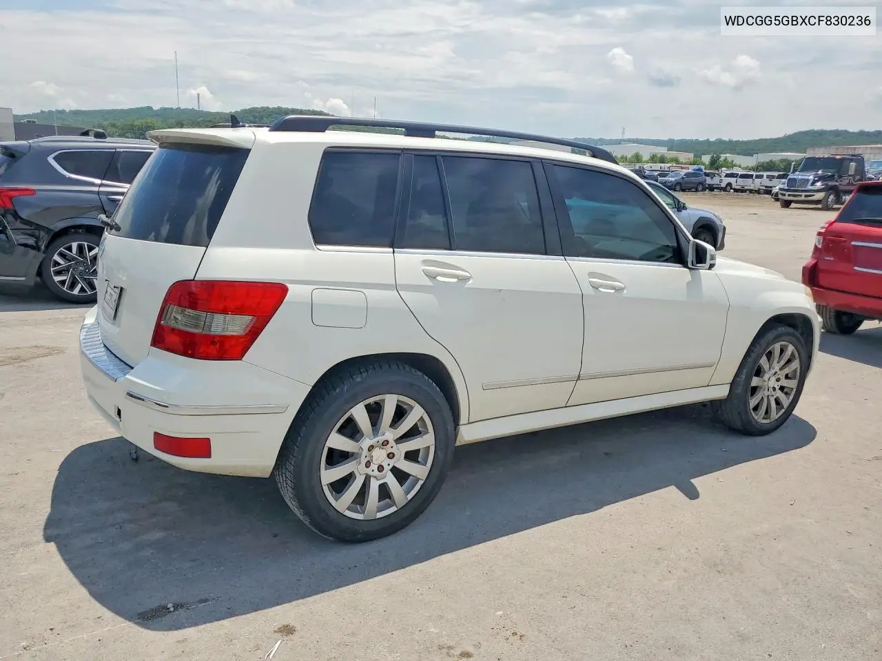 2012 Mercedes-Benz Glk 350 VIN: WDCGG5GBXCF830236 Lot: 59405356
