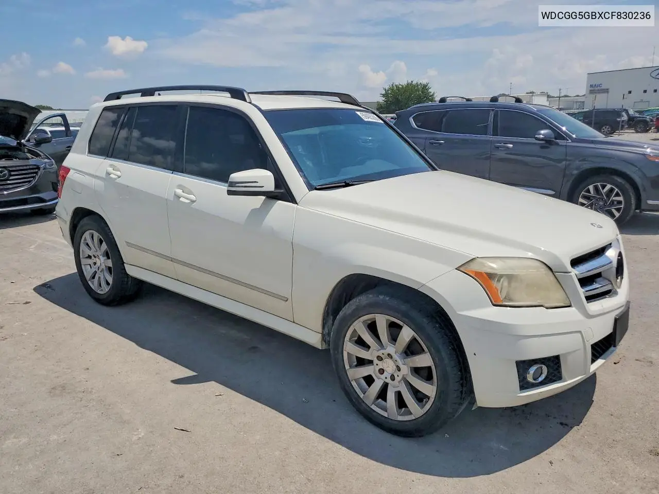 2012 Mercedes-Benz Glk 350 VIN: WDCGG5GBXCF830236 Lot: 59405356