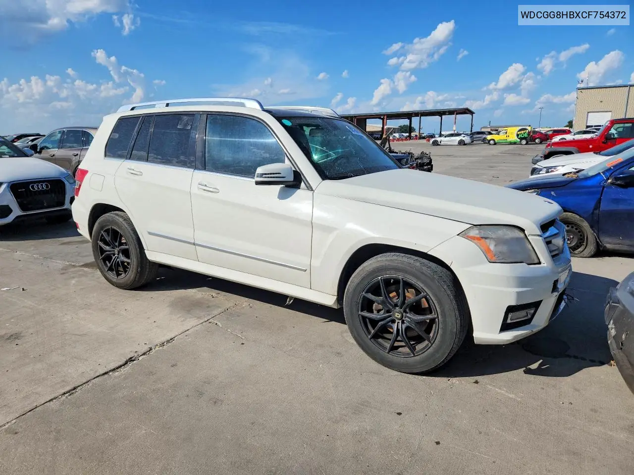 2012 Mercedes-Benz Glk 350 4Matic VIN: WDCGG8HBXCF754372 Lot: 59735546