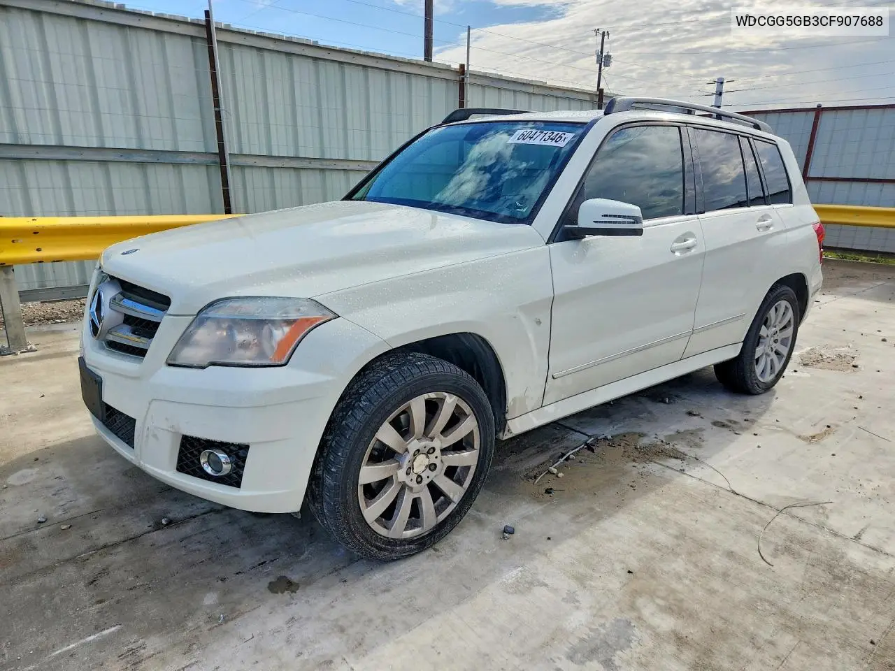 2012 Mercedes-Benz Glk 350 VIN: WDCGG5GB3CF907688 Lot: 60471346