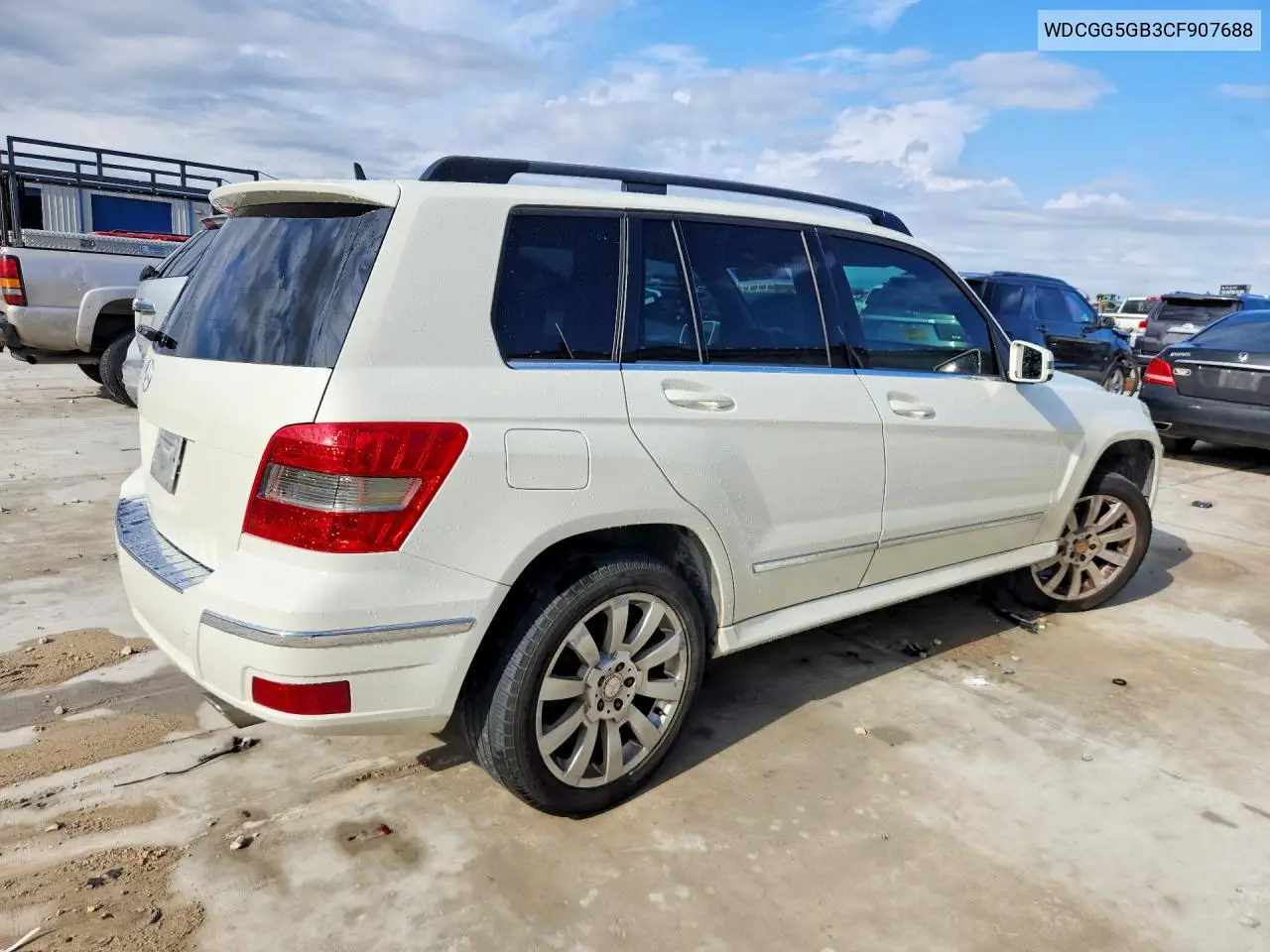 2012 Mercedes-Benz Glk 350 VIN: WDCGG5GB3CF907688 Lot: 60471346