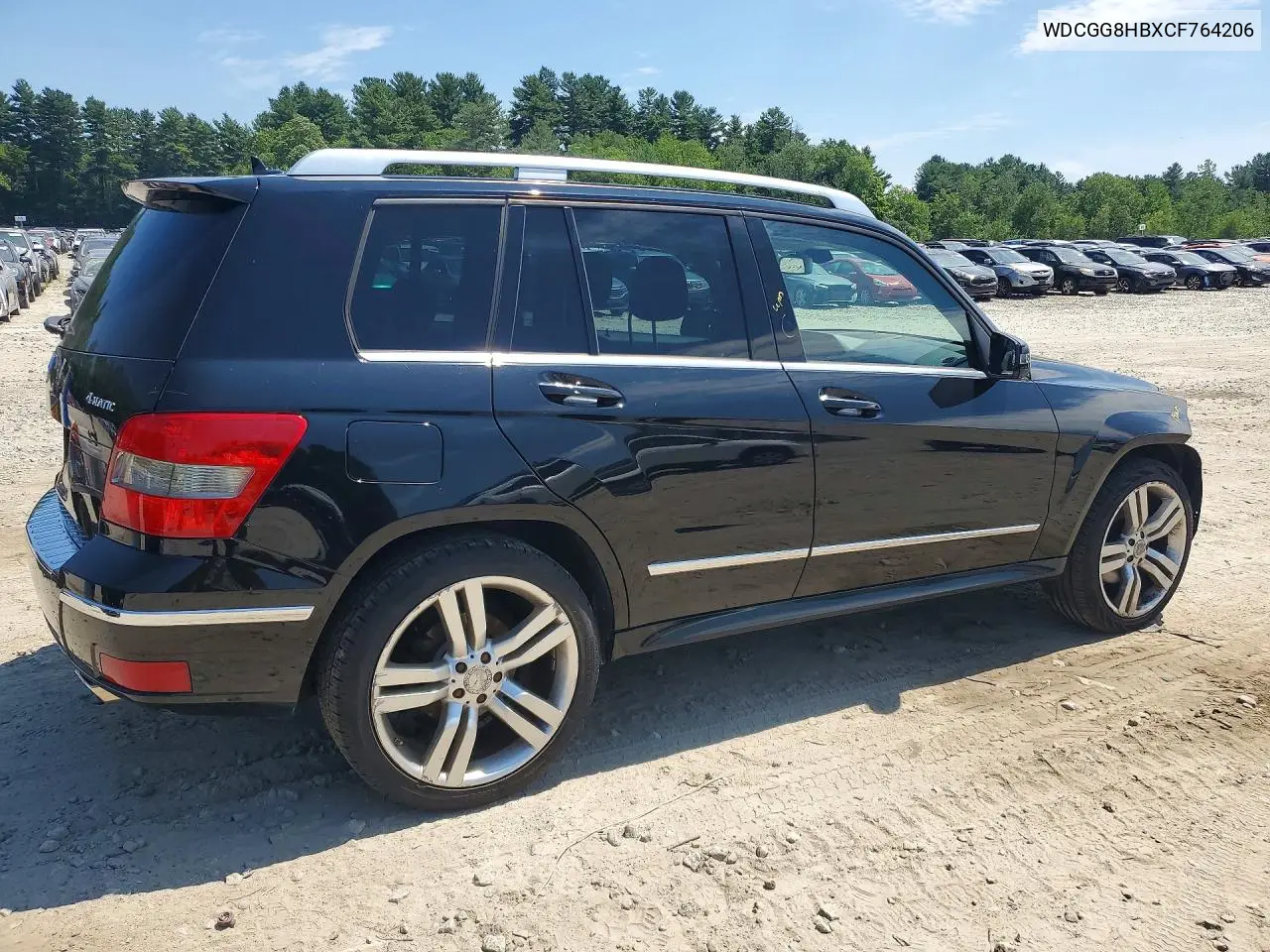 2012 Mercedes-Benz Glk 350 4Matic VIN: WDCGG8HBXCF764206 Lot: 60662996