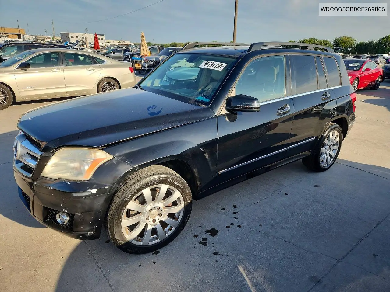 2012 Mercedes-Benz Glk 350 VIN: WDCGG5GB0CF769866 Lot: 60797156